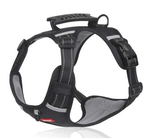 Reflective Dog Harness — No-Pull Safety Vest for Night Walks & Outdoor Adventures