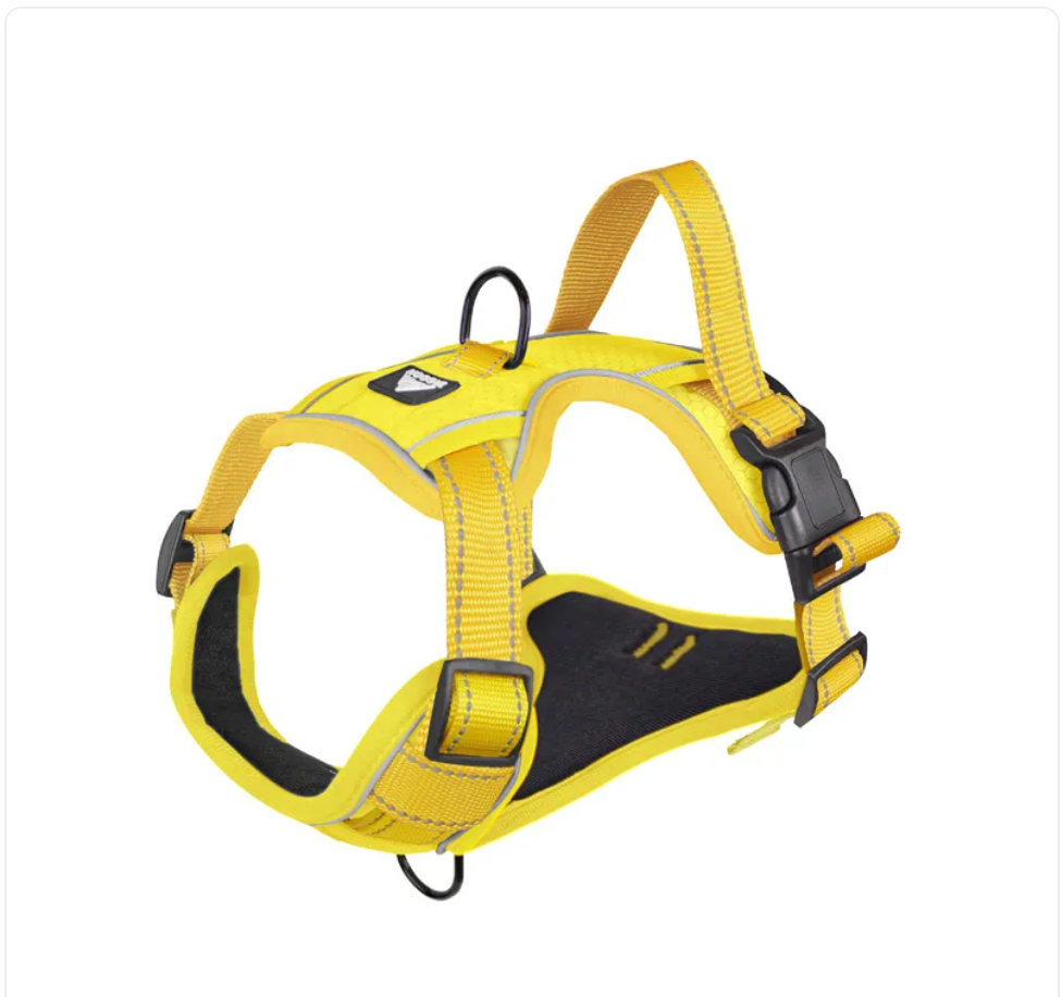 Reflective Dog Harness — No-Pull Safety Vest for Night Walks & Outdoor Adventures