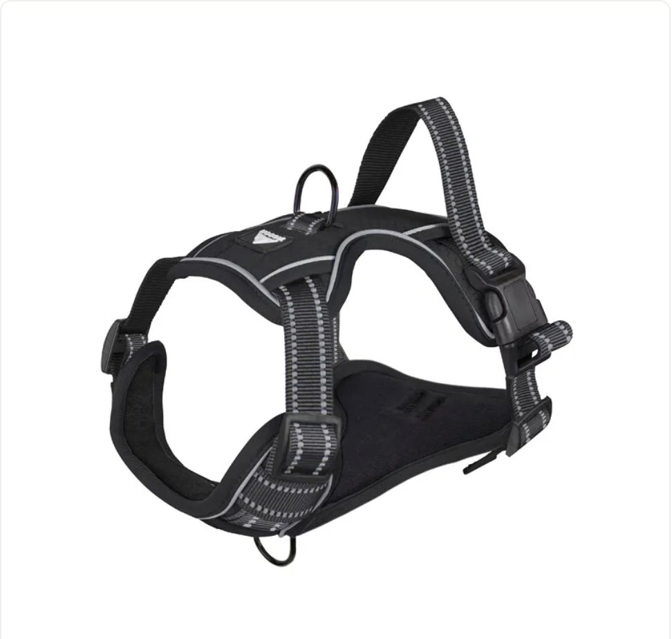 Reflective Dog Harness — No-Pull Safety Vest for Night Walks & Outdoor Adventures
